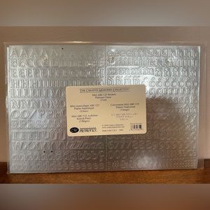 Creative Memories Mini ABC/123 Stickers, Platinum